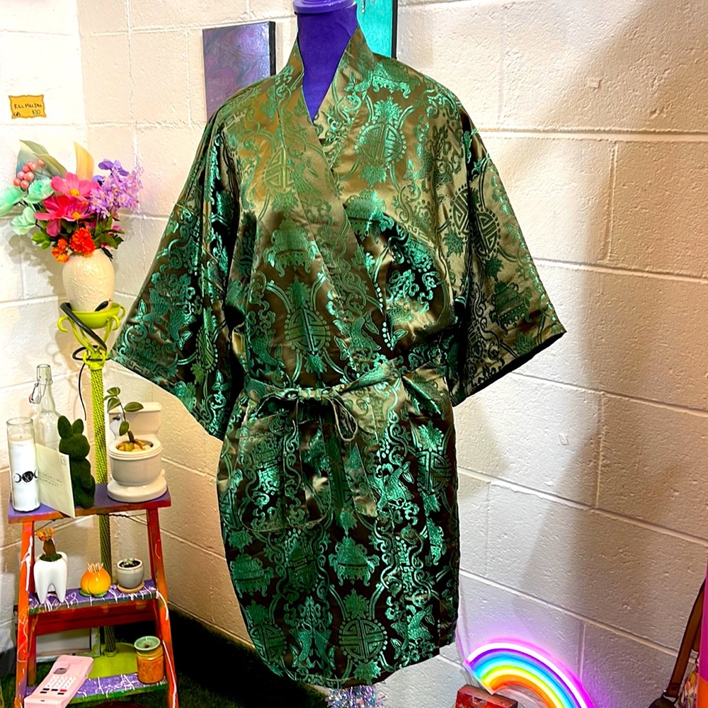 Silk Tangyu brand kimono.